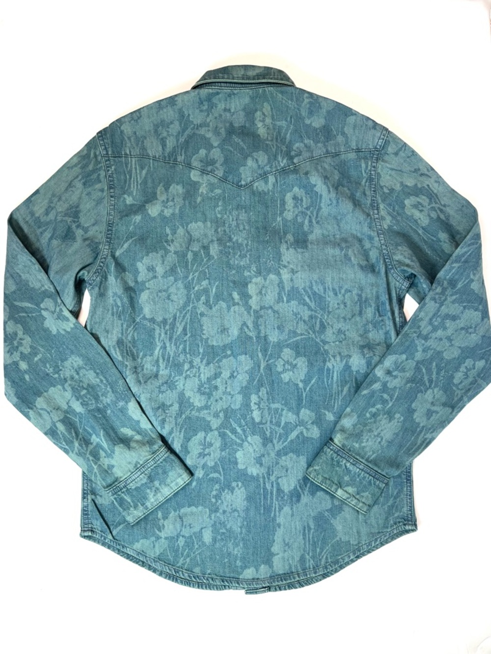 NWOT LEE® X Paul Smith Western Floral Print Shirt Size Small - Picture 5 of 8
